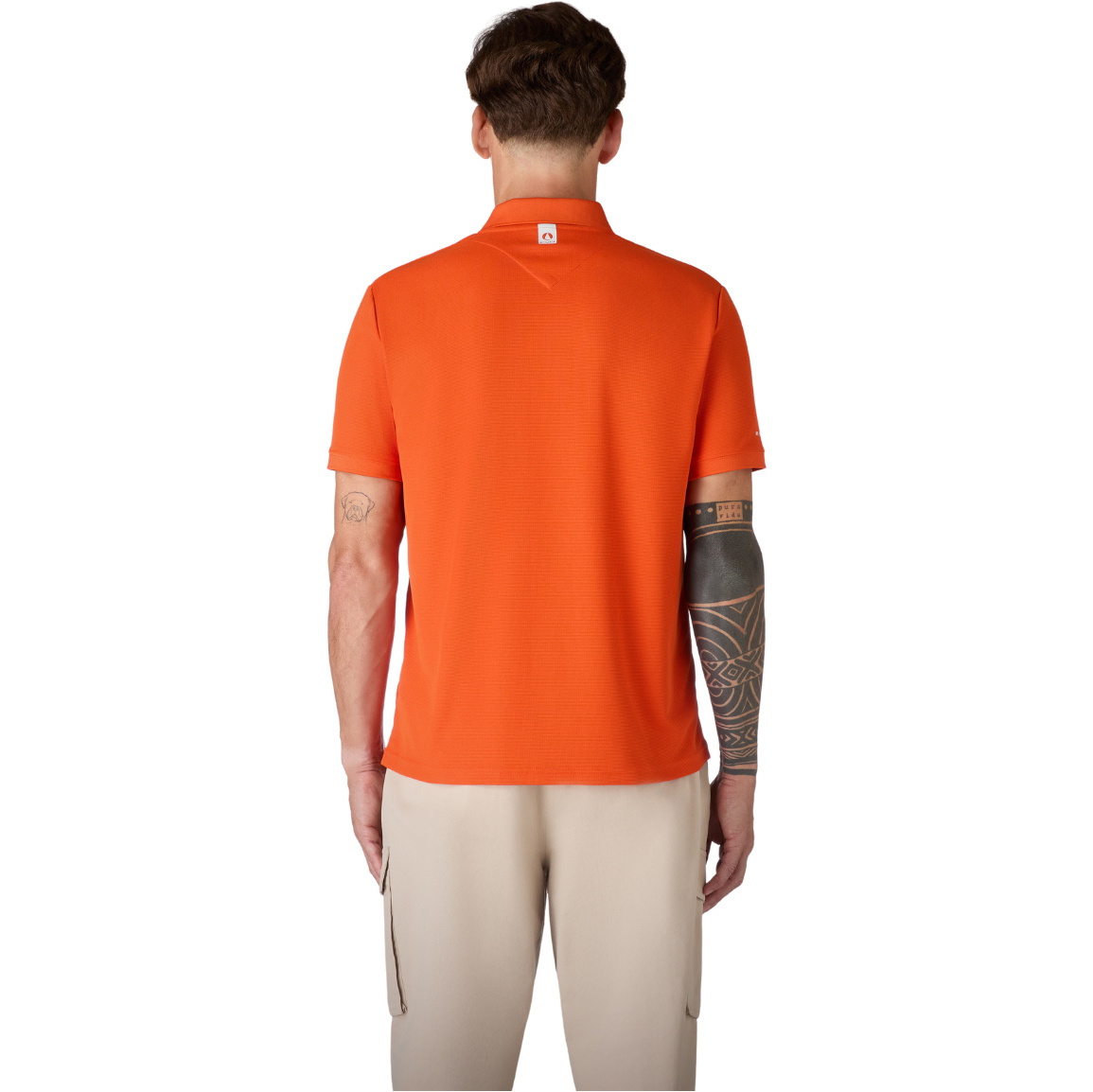 2026 Musto Männer Evo Crew Pro Lite Polo 84220 - Pumpkin Orange